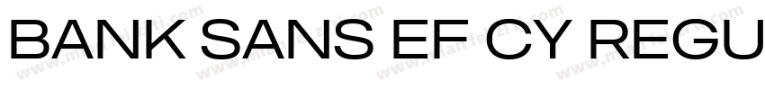 Bank Sans EF CY Regular字体转换